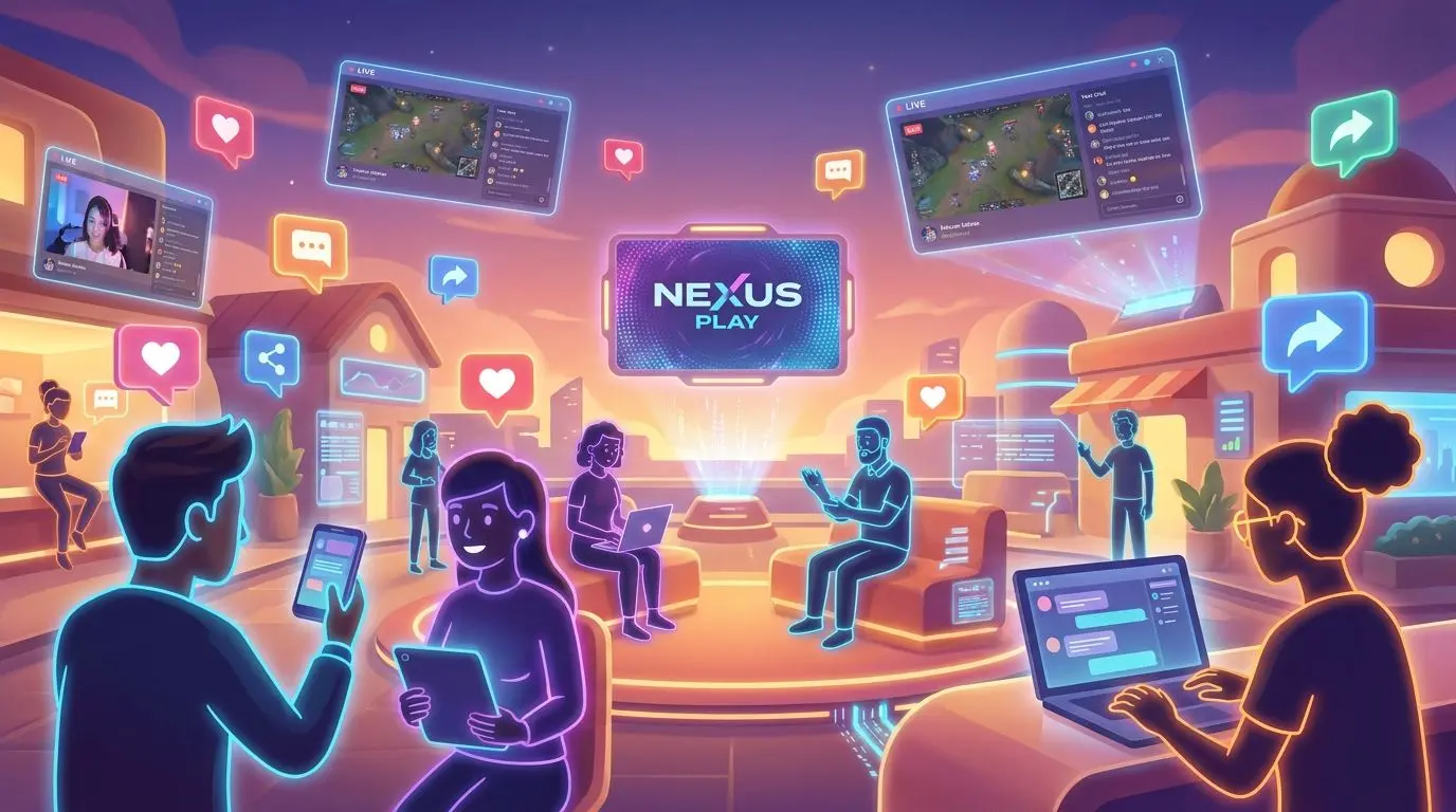Community and social media themed visual for PlayOJO online presence