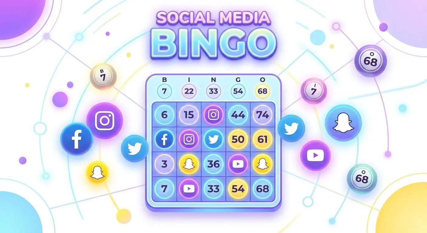 PlayOJO Social Channels for Bingo Updates PlayOJO social media icons with bingo themed design