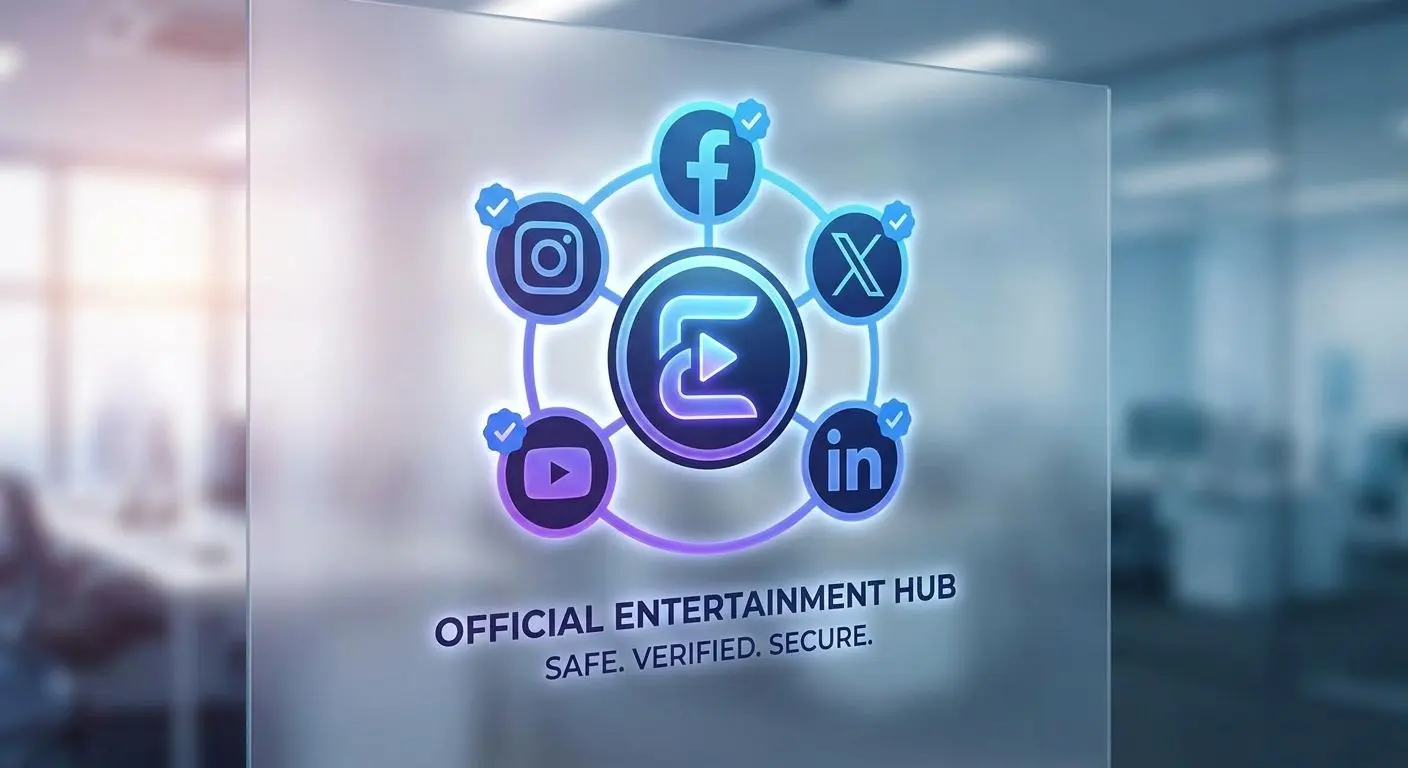 Official social media channels collage for support and updates
