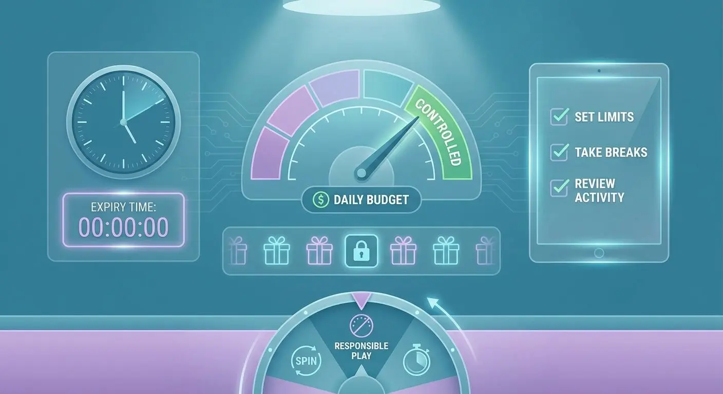 Budget, expiry and checklist illustration for smart reward use