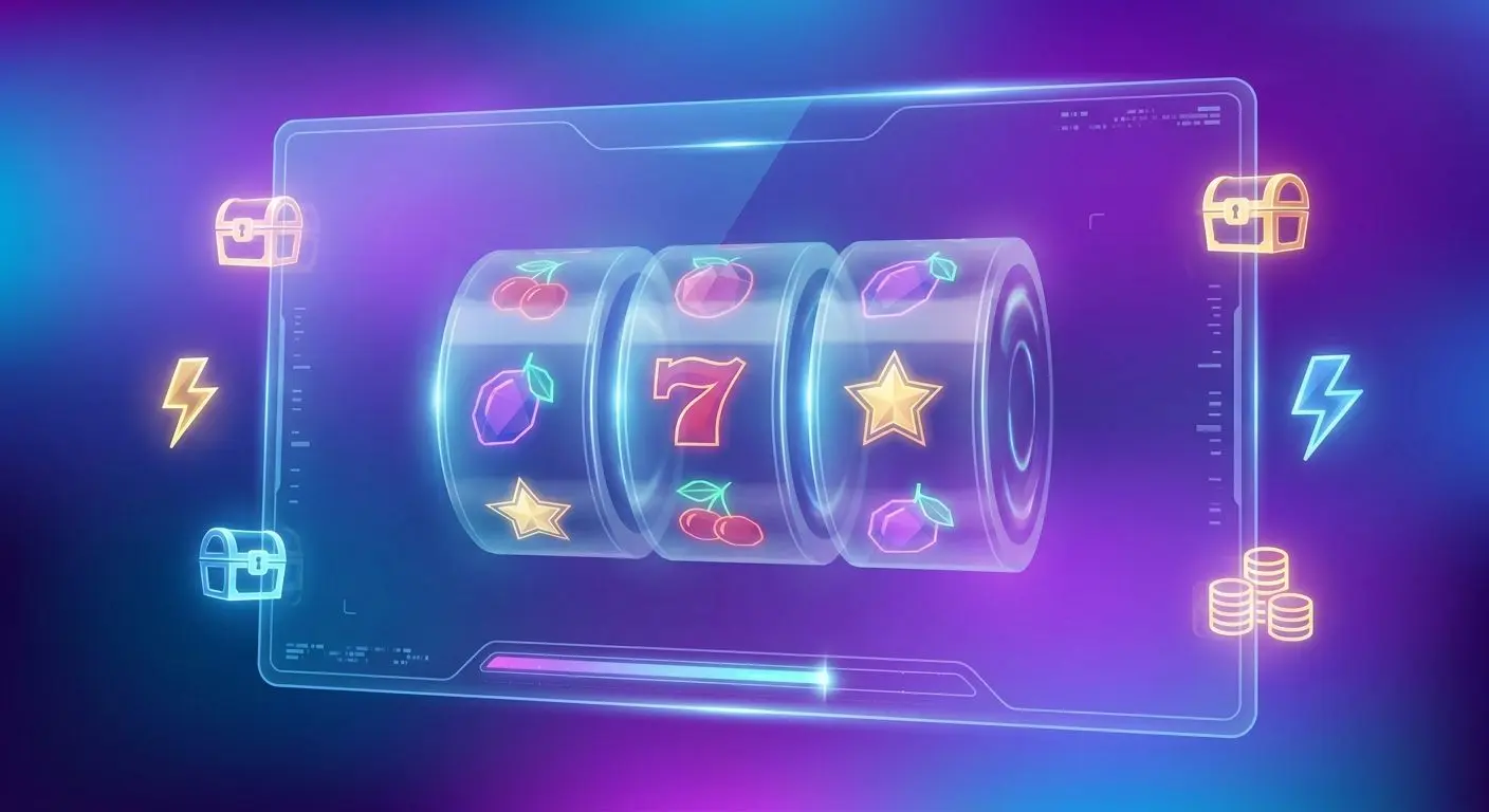 Online gaming themed illustration for free spins guide