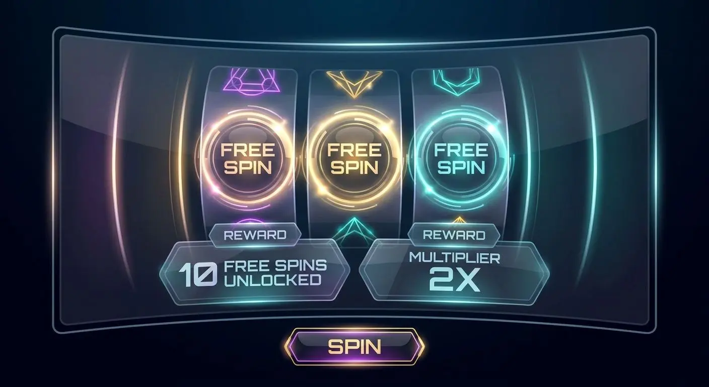 Illustration of free spins with simple transparent conditions