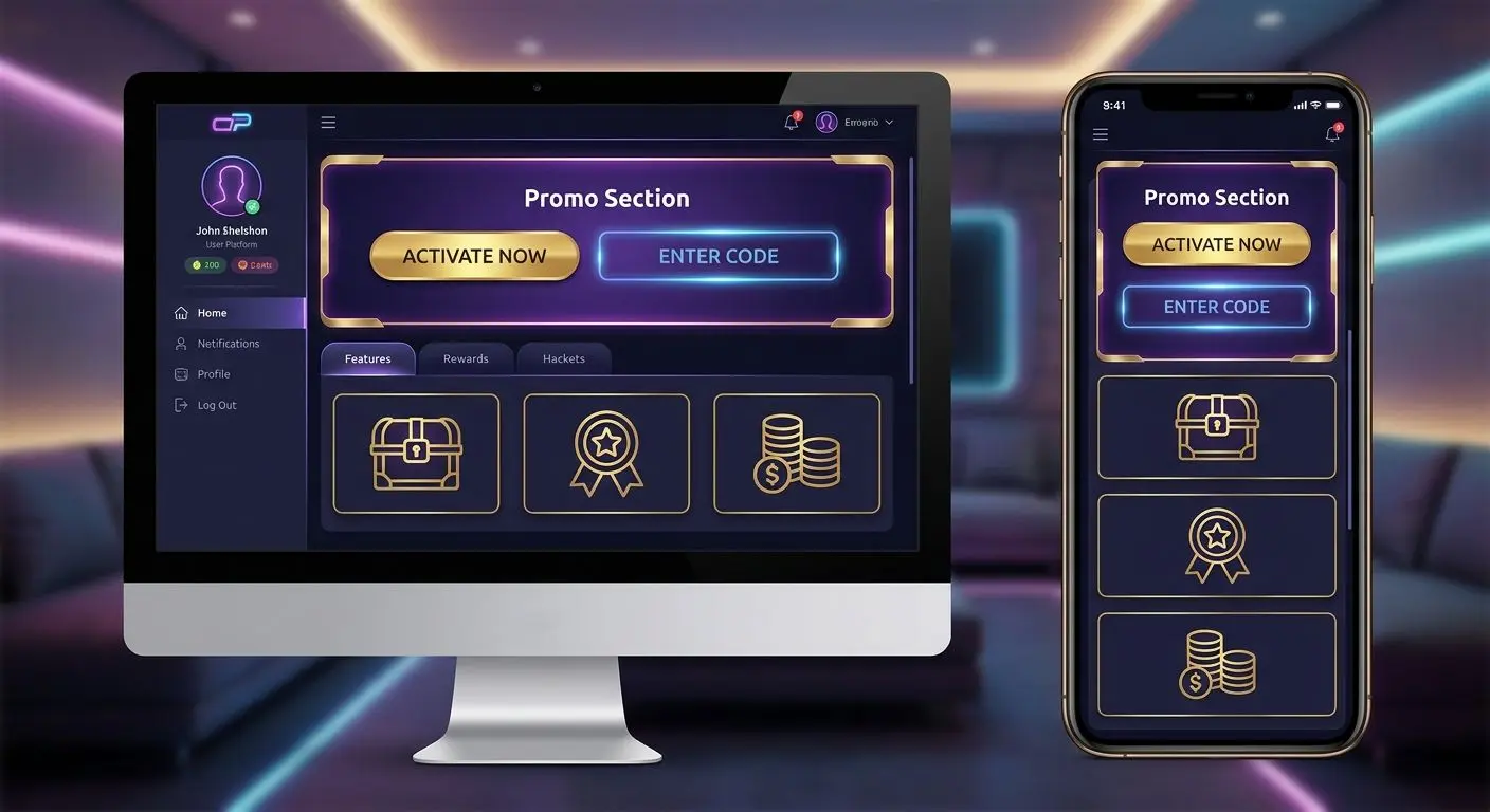 Step by step activation screen for a Kicker code offer