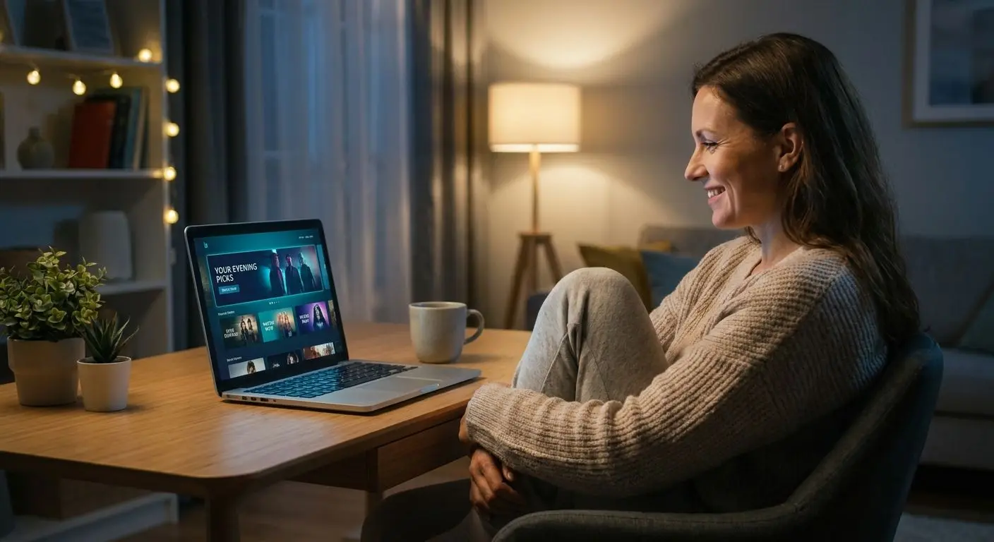 Existing player browsing personalised online promotions on a laptop
