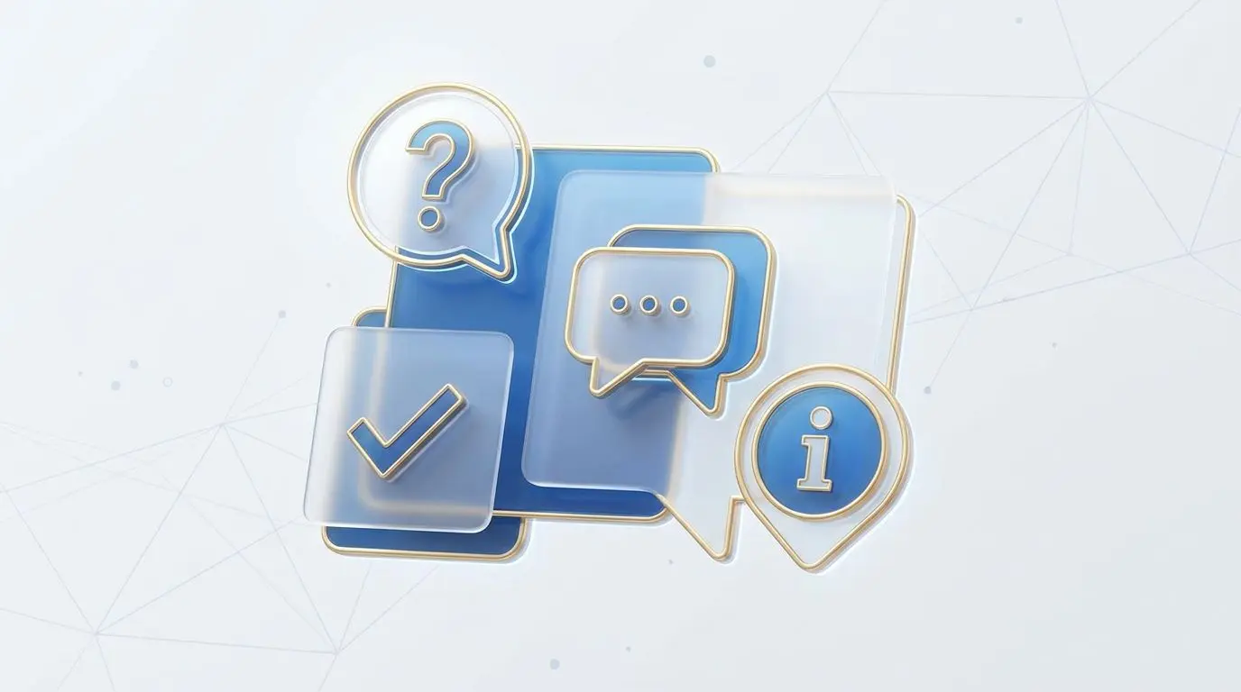 FAQ help centre style illustration for welcome bonus questions